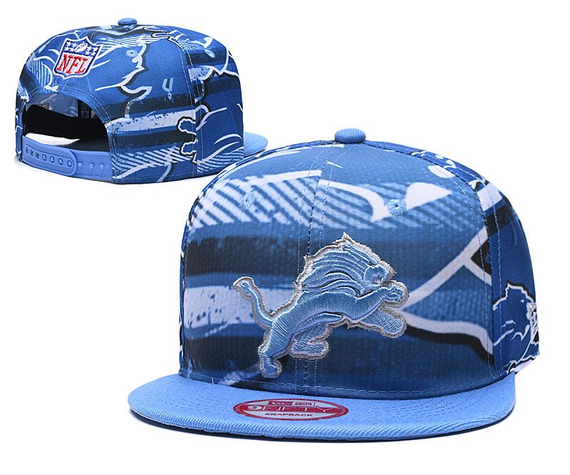 2022 NFL Detroit Lions Hat TX 0902->->Sports Caps